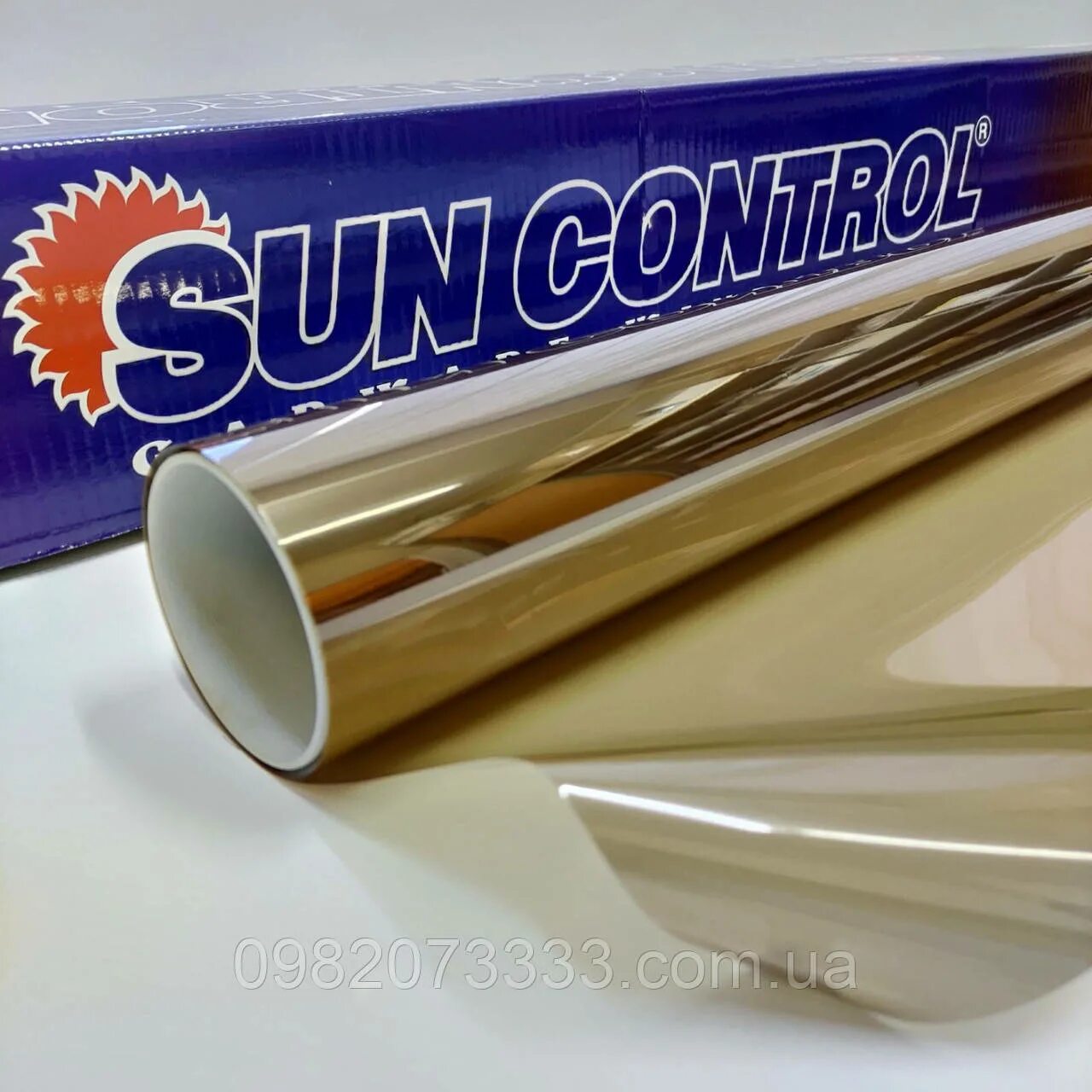 Sun control. Sun control logo.