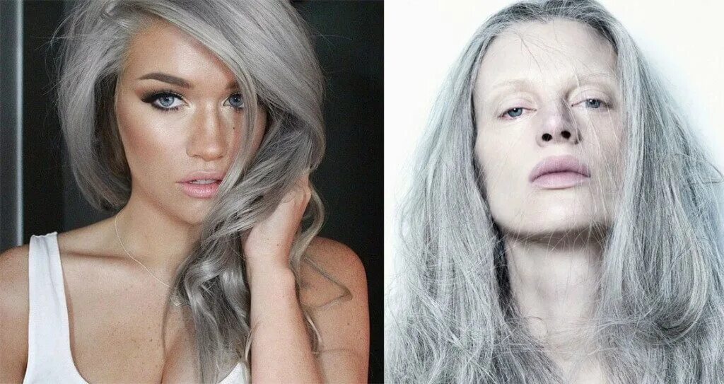 колорирование седых волос. лукас 2020 седые волосы. седая краска для волос. тренд на седые волосы у женщин. тонирование седых волос.