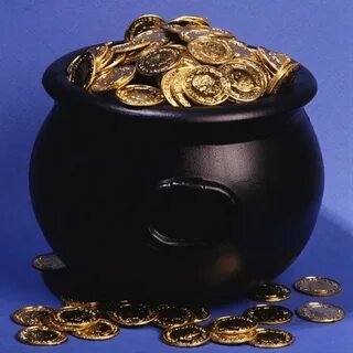 Денежный горшок для привлечения денег