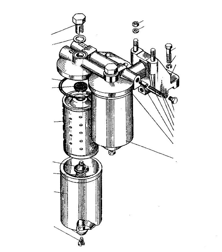 Фильтр топливный грубой очистки урал. Схема фильтра тонкой очистки топлива КАМАЗ 740. Фильтр тонкой очистки КАМАЗ 4310. Фильтр тонкой очистки топлива Урал 5557. Корпус фильтра тонкой очистки топлива КАМАЗ -4310.