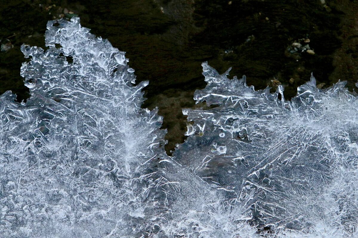 Замерзшая вода. Кристаллизация воды. Замерзание воды. Кристаллы льда.