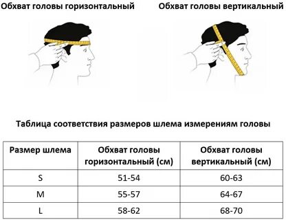 Размер шлема 57