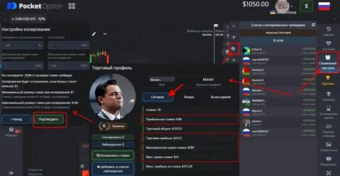 Сайт брокера pocket option
