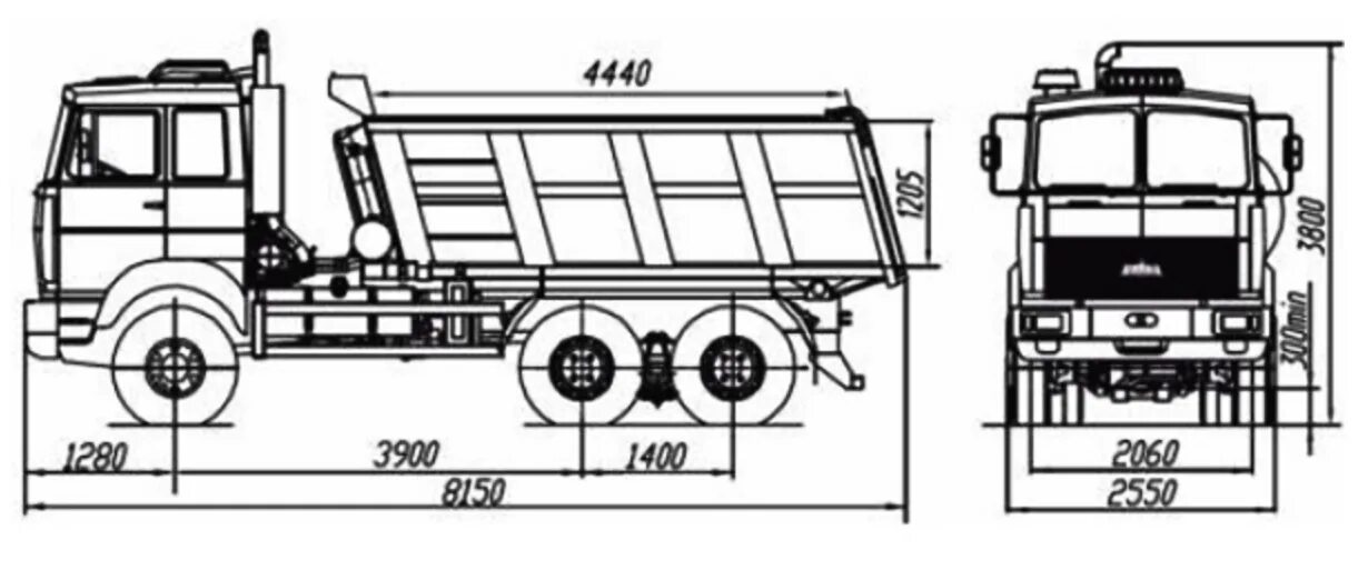 Маз расстояние. Габариты МАЗ 551605-280. МАЗ самосвал 551605 технические характеристики. Самосвала МАЗ Купава 673105.. МАЗ 551605 габариты.