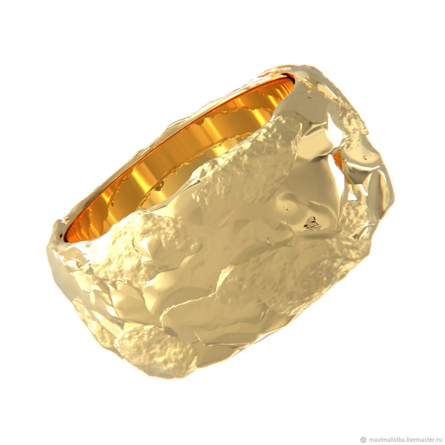 Золотое кольцо плавленное золото широкое. Кольцо из мятого золота 585 пробы. Золотое кольцо с самородком. Украшения с самородками золота. Переплавить золотое кольцо