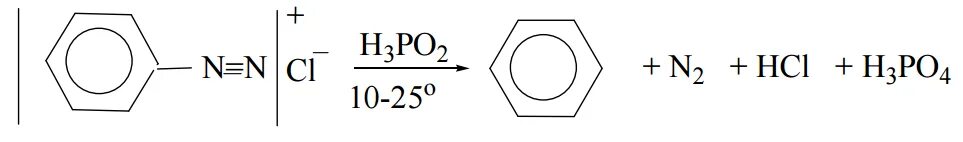 Соли диазония. Восстановление диазония. Бензола из диазония. Восстановление нитробензола. Ацетилен бензол нитробензол