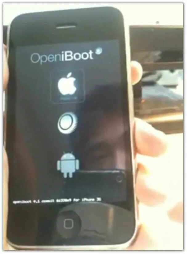 IPOD & Android. OPENIBOOT. Iphone предлагает установить Android. Телефон с андроидом без установленных