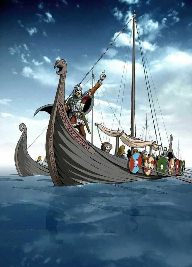 С каким океаном связан поход корабля викингов. Драккар викингов. Боевой корабль викингов Драккар. Ладья викингов дракар. Драккаре (ладье норманнов).