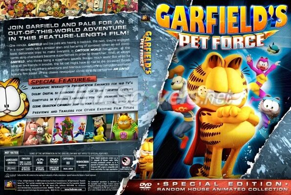 Garfield's Pet Force 2009. Гарфилд Pet Force. Гарфилд 2 DVD. Garfield's Pet Force Cover. Гарфилд 2009