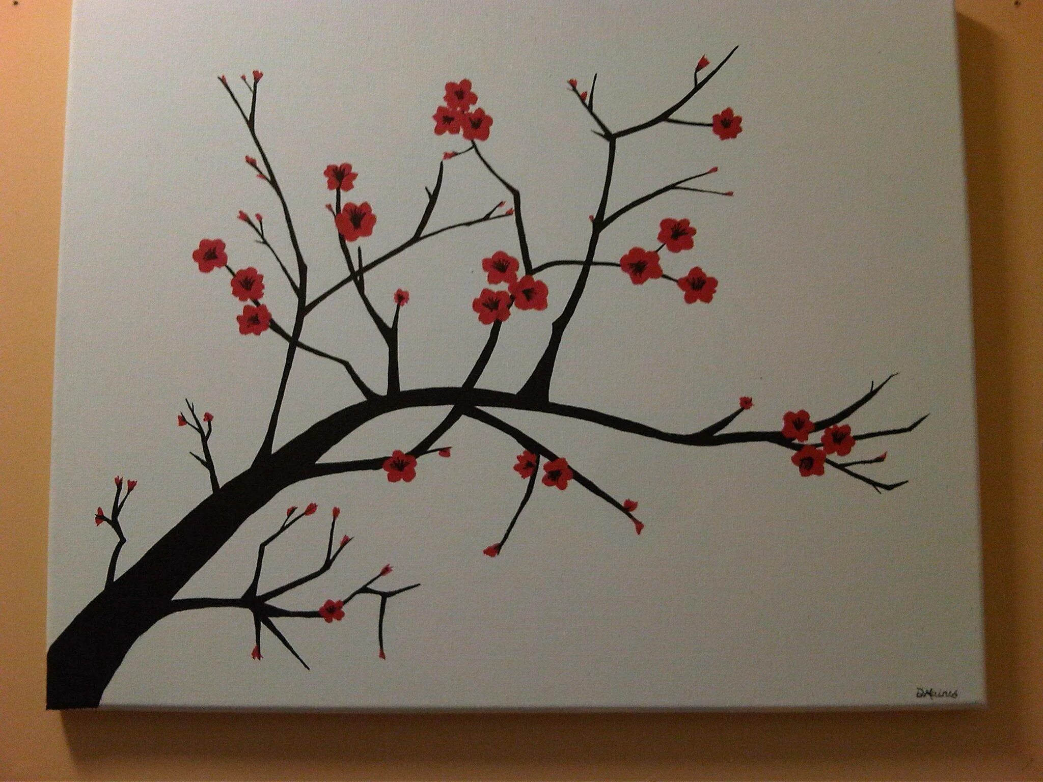 Сакура поэтапно. Дерево Сакуры акрилом. Сакура рисунок. Ветка Сакуры для рисования. Рисование ВЕТВИСАКУРЫ.