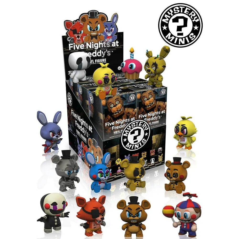 фигурка funko mystery minis: fnaf 6 - pizza sim 32148. игрушки фнаф мистери минис твистед. фнаф funko mystery minis. коробочки фнаф. игрушки фнаф в коробочках.