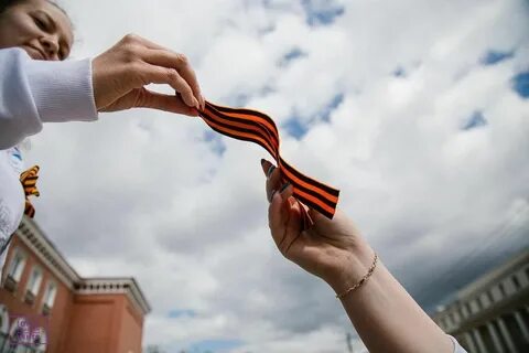 Открытие акции георгиевская ленточка