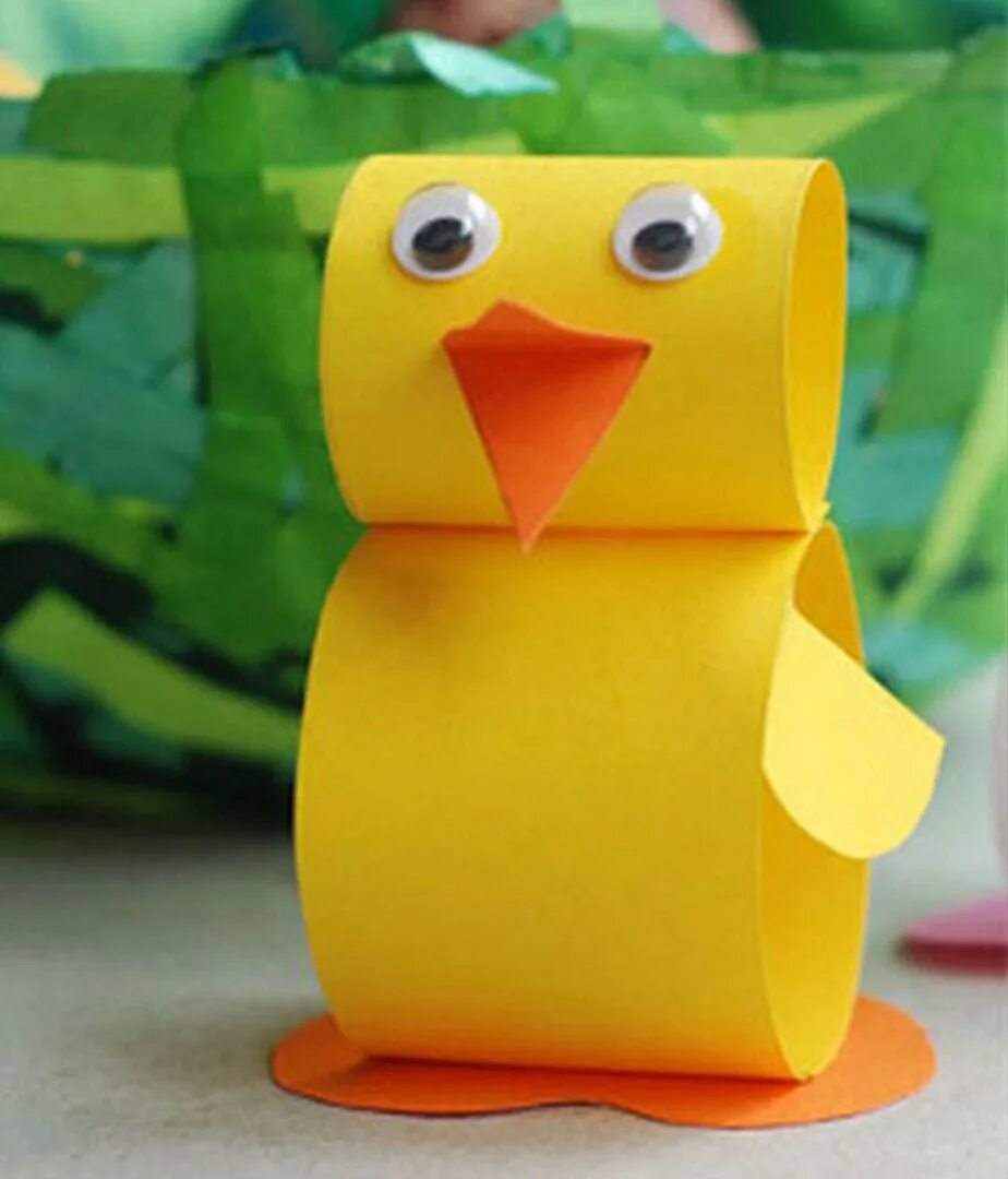 Цыпленок из бумаги. Конструирование цыпленок. Конструирование цыпленок в подготовительной группе. Конструирование цыпленок. Цыпленок из бумаги.