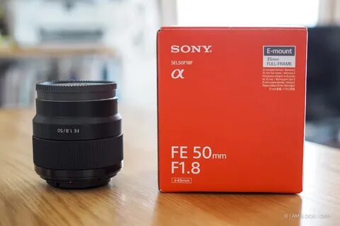 Объектив sony f 1.8