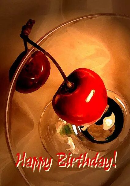 открытка с вишней с днём рождения. открытка с днём рождения вишенка. открытка с вишней с днём рождения. с днем рождения вишенка девушка. открытки с днём рожденияс вишнями.