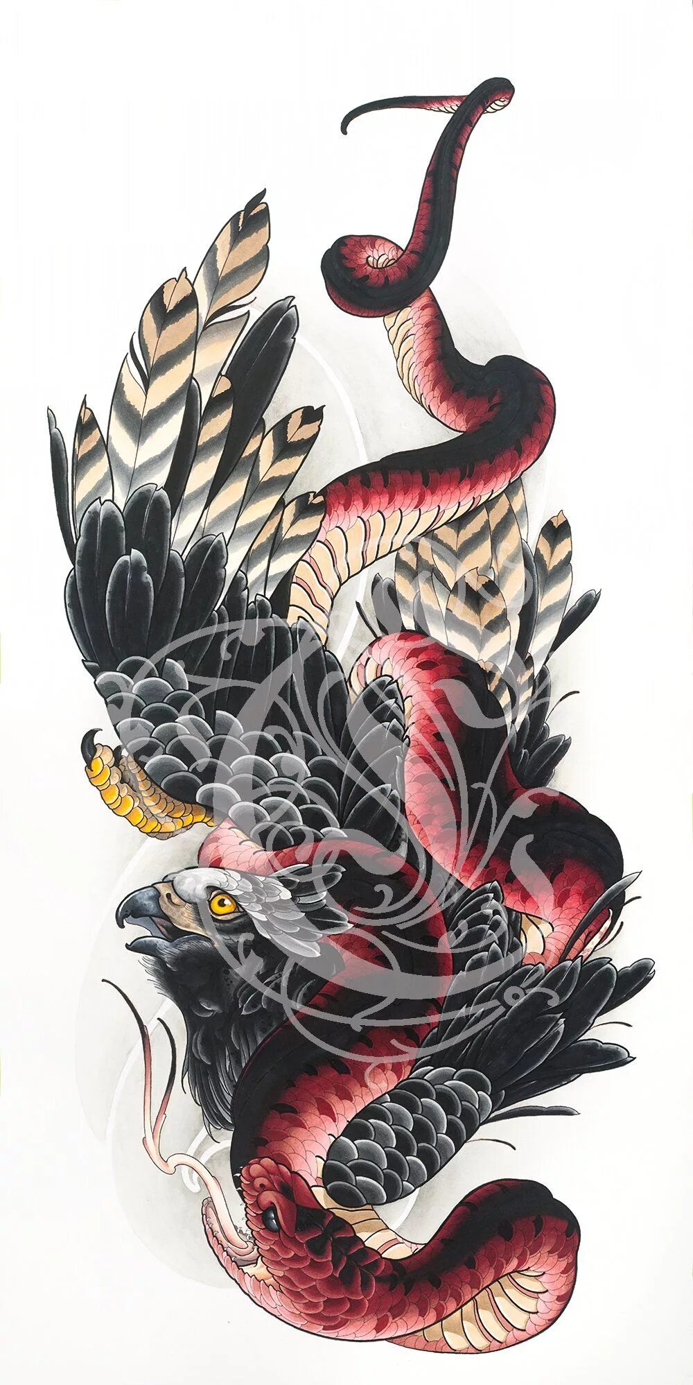 Гадюка ворон. Тату в японском стиле. Тату в японском стиле эскизы. Змеи в японском стиле. Японская змея тату.