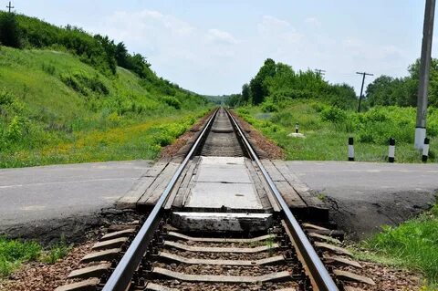 Однопутный участок железной дороги