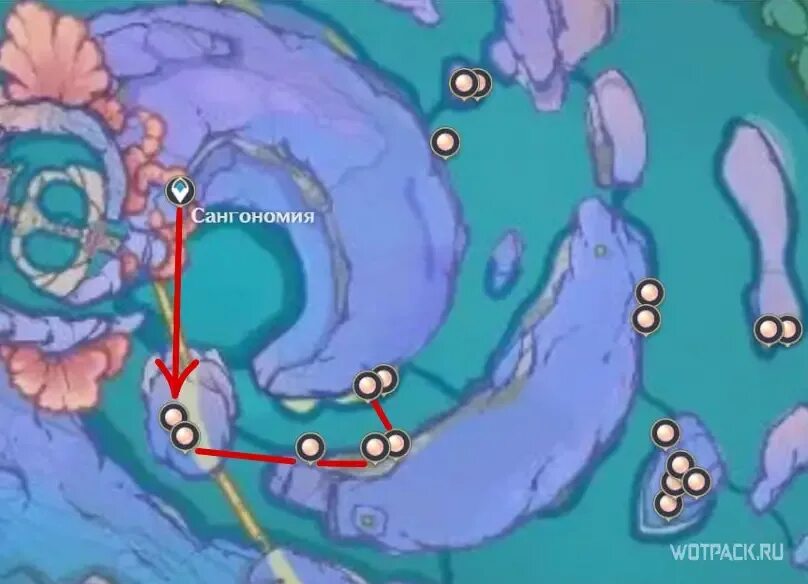 Жемчуг Санго Геншин. Ватацуми Геншин карта Жемчужина. Genshin Impact Жемчужина Санго. Жемчужина Санго карта. Жемчужина санго геншин импакт