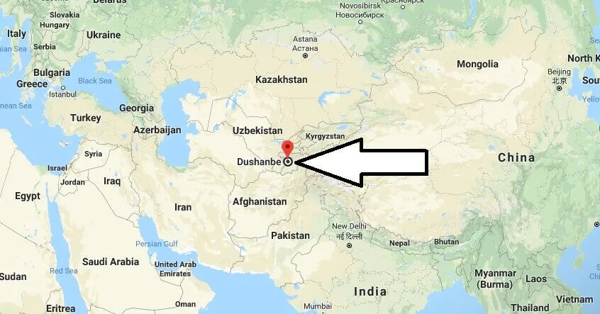 Местоположение Душанбе. Карта Москва Душанбе. Карта Душанбе.