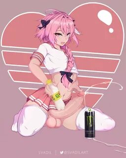 Another Astolfo Monster and Lemon CC pic - art by svadil Scrolller.
