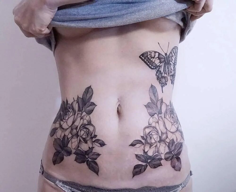 татуировки для девушек. красивые женские тату на животе. тату на животе. татуировка на животе. тату на животе.