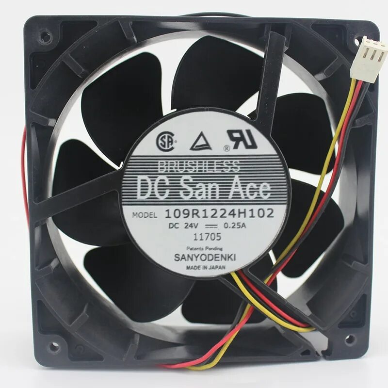 Кулер 105. Вентилятор San Ace 120 9g1224p1g03. Fan San Ace 25 model 109p1212h434. Вентилятор San Ace 120 9g1224p1g03 габариты. Sanyo Denki 9g1224g1d011 24v DC 0,5a.