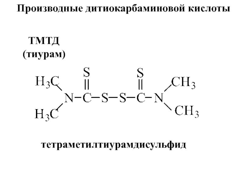 Тир формула. Дитиокарбаминовая кислота формула. Производные дитиокарбаминовой кислоты. Тетраметилтиурамдисульфид-тиурам. Производными карбаминовой кислоты.