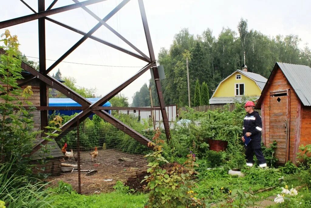 Земля под линиями электропередач