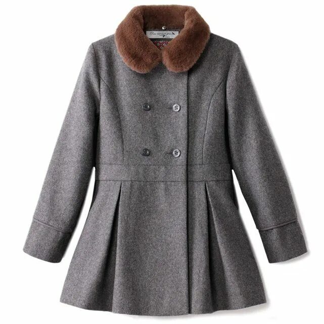 Пальто Rondo manteau. La Redoute пальто для девочки на меху. Купить пальто. Грис Ганем пальто.