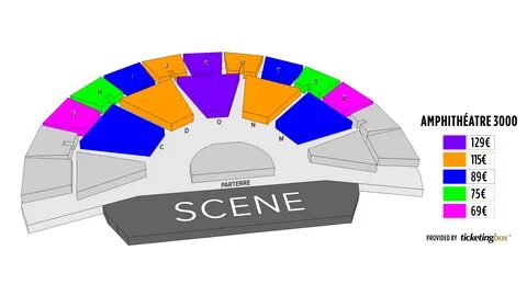 Gorge amphitheatre seat map