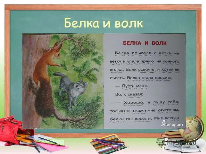 Произведение белка и волк. Басня л н Толстого белка и волк. Сказка Толстого л.н. волк и белка. Рассказ л н Толстого белка и волк. Лев Николаевич толстой басня белка и волк.