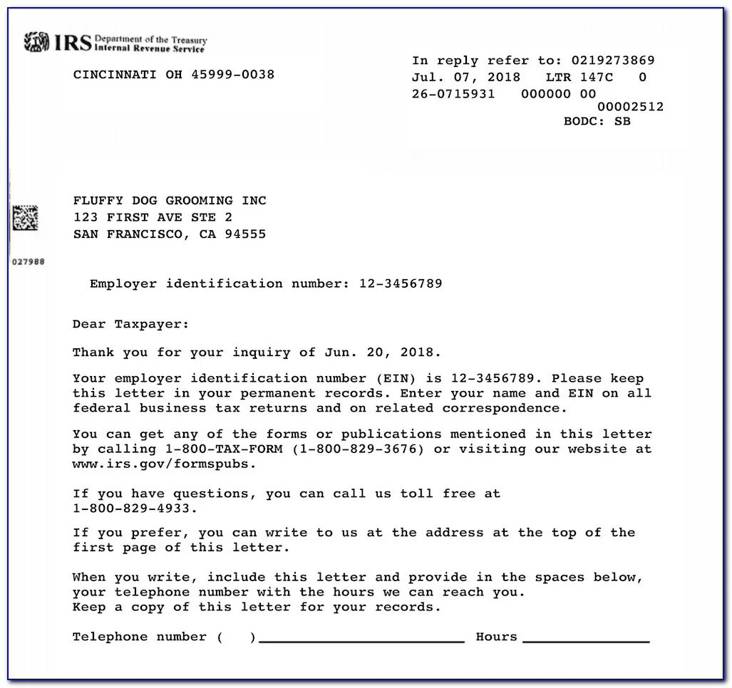 IRS Letter. IRS 147c Letter [pdf]. Письмо от IRS. Internal revenue service бланк письма.