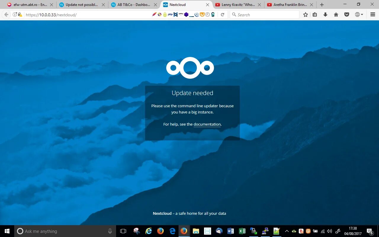 Update needed