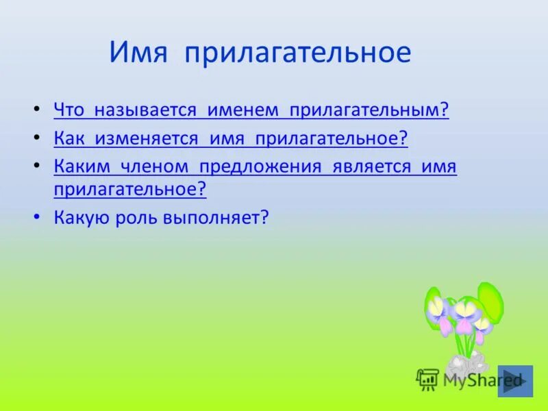 Каким членом предложения является краткая форма прилагательного