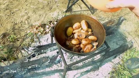 Утка в казане с картошкой