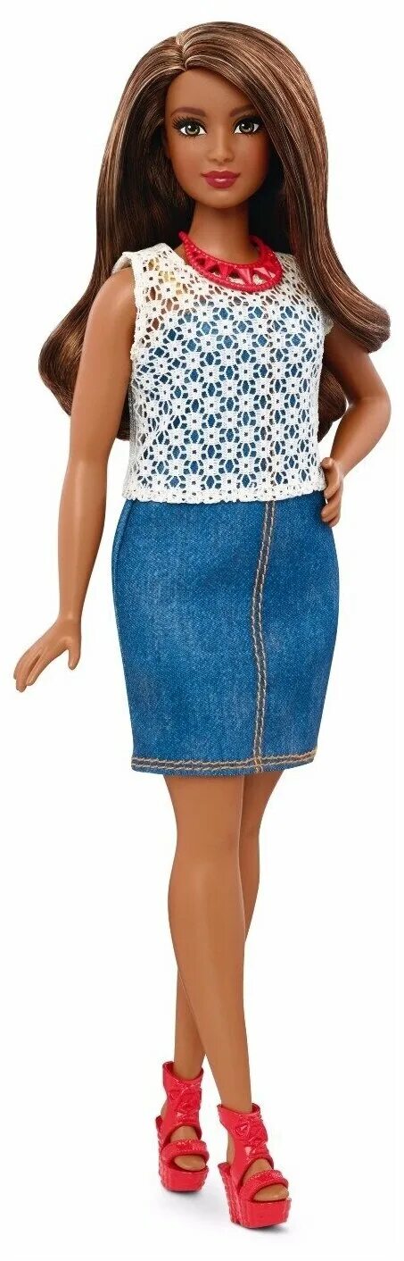 Barbie игра с модой. Барби фашионистас 32. барби фашионистас 133. барби фашионистас в джинсовом платье. кукла barbie игра с модой пышная, 29 см, dpx68.