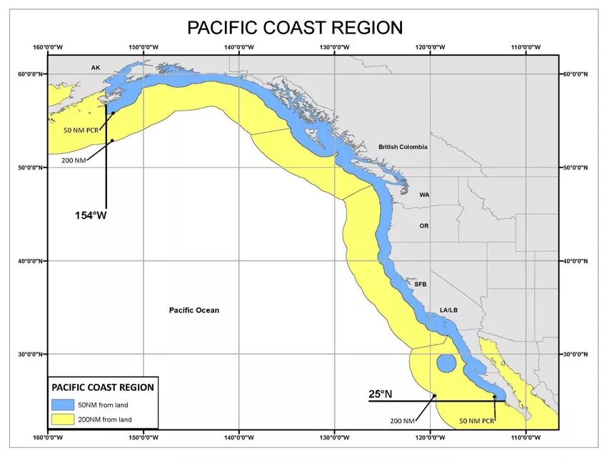 Gulf of California Map. Трафарет Тихоокеанское побережье. Western Pacific Region. Coastal Region. Pacific region