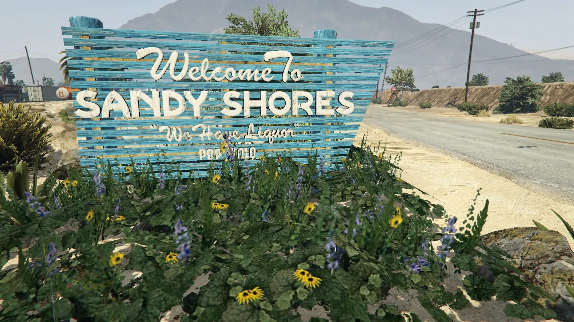 Гта 5 вывеска. Лос Анджелес Сэнди Шорс. ГТА 5 Sandy Shores. Сэнди Шорс ГТА 5. Сэнди Шорс в ГТА Сан андреас.