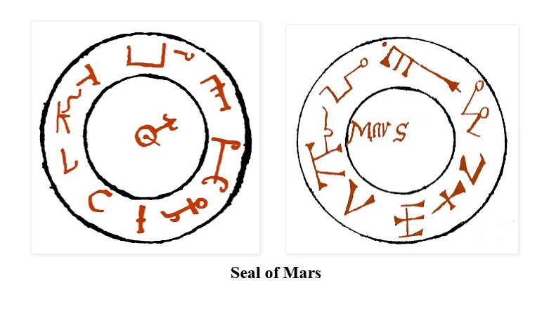 Печать Марса. Сигил Марса. Печатный символ Марса. Квадрат печать Марса.