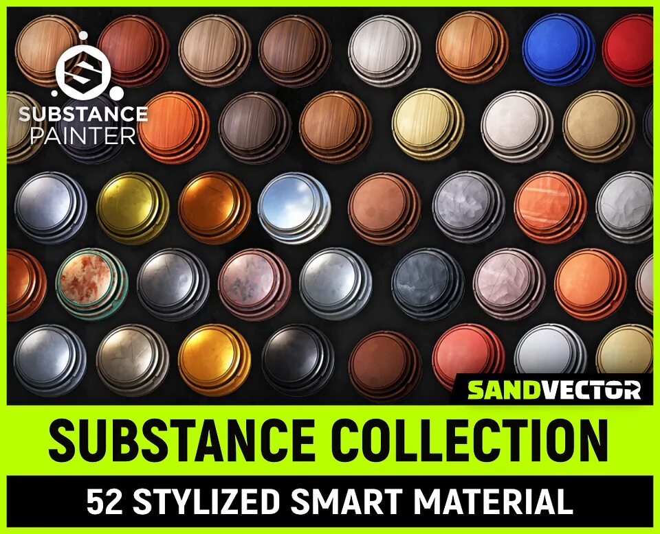 Material collection. Смарт материалы для substance Painter. Stylized Smart materials. Иконка substance Painter. Мшсещкшфть Smart material substance.