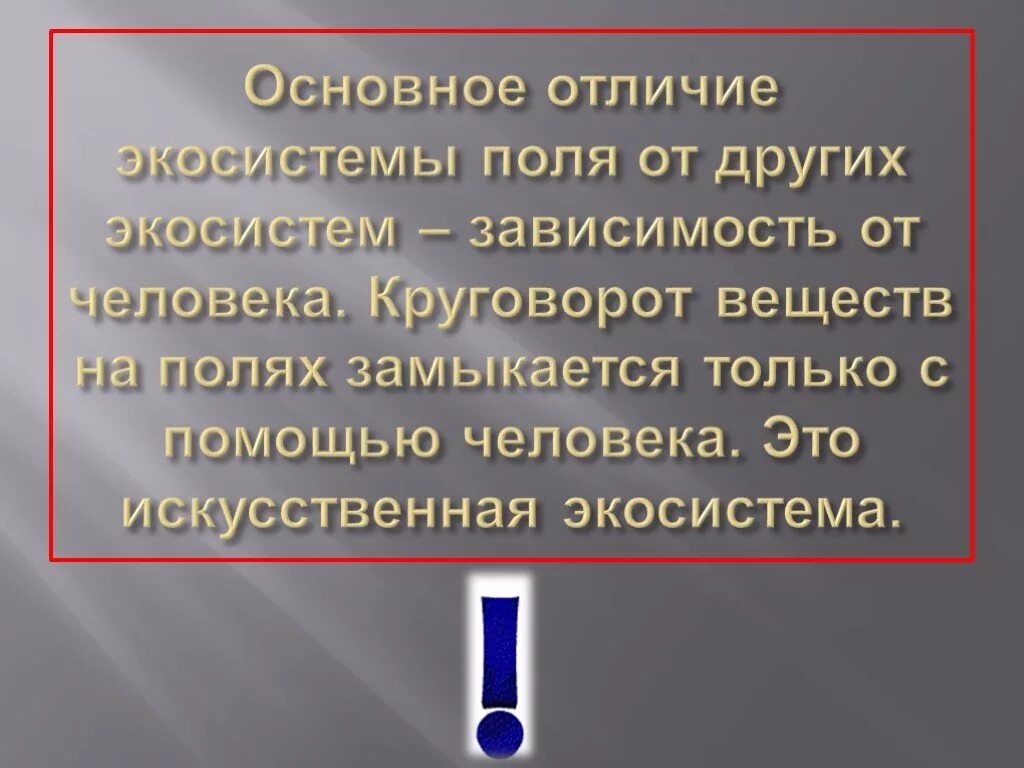 Экосистема поля. Экосистема зависит от человека?. Эка система полия. Экосистема отличие от других.