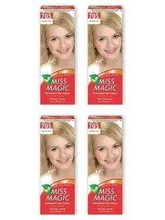 Краска для волос, 705 Спелая рожь, 4 уп, Miss Magic.