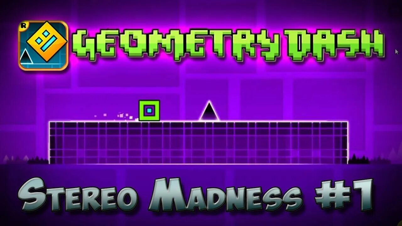 Geometry dash как пройти дэш. Стерео маднесс геометрия даш. геометрии дэш 1 уровень. геометрии даш стерео маднесс уровень. первый уровень геометрии даш.