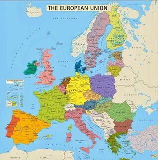 Euro map