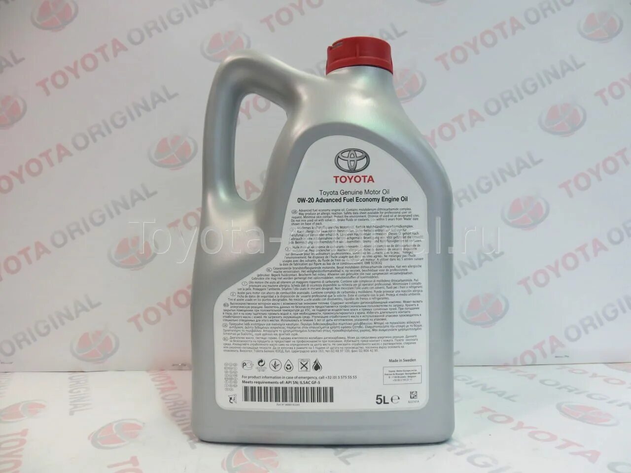 Масло toyota hybrid. Масло Toyota 0w20 5л артикул. Toyota 0w-20 5 л. Масло Тойота 0w20 оригинал 5л.. Toyota Genuine Motor Oil 0w-20.