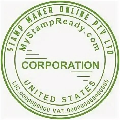 Макет печати mystampready