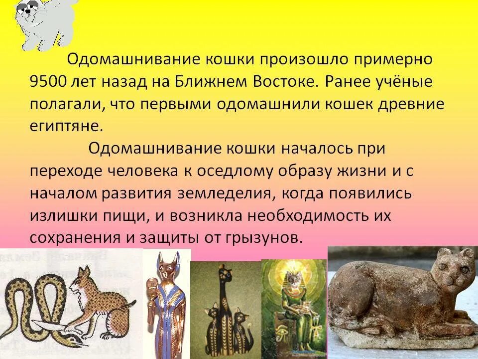 Какой зверь был одомашнен первый