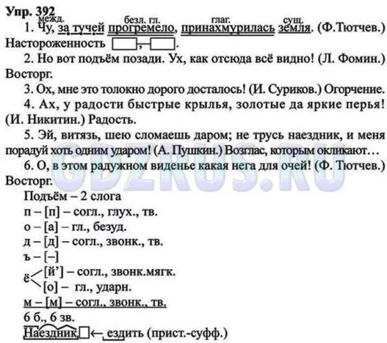 Русский язык 8 упр 392. Русский язык 8 класс ладыженская номер 392.
