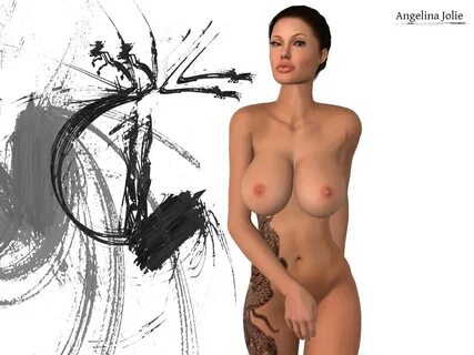 Голые сиськи Анджелины Джоли.