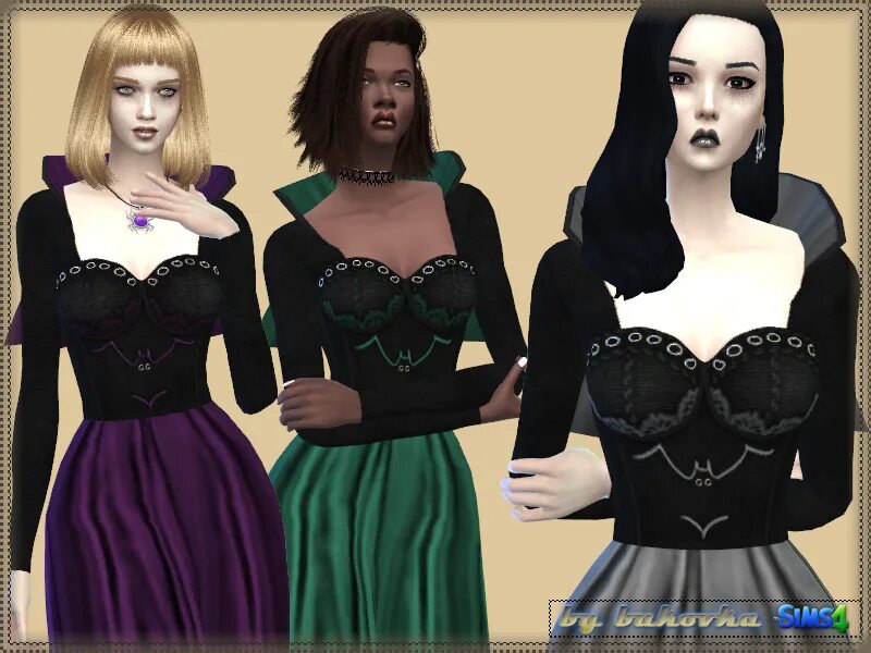 Симс 4 мод брак. Платье вампира симс 4. SIMS 4 Vampire Dress cc. Вампирский Готический костюм SIMS 4. Платье вампирши симс 4.